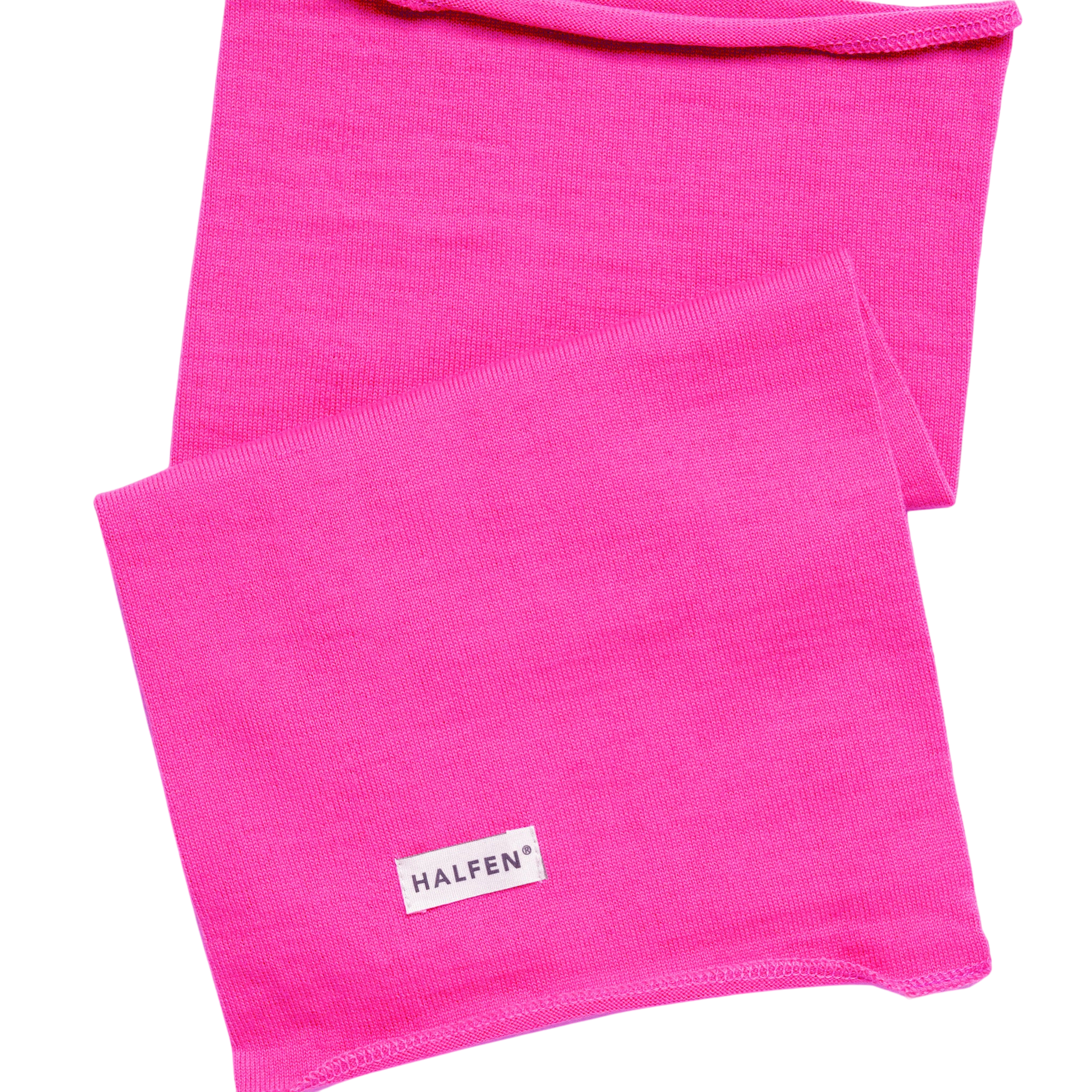 Loopschal Merinowolle Neon Pink
