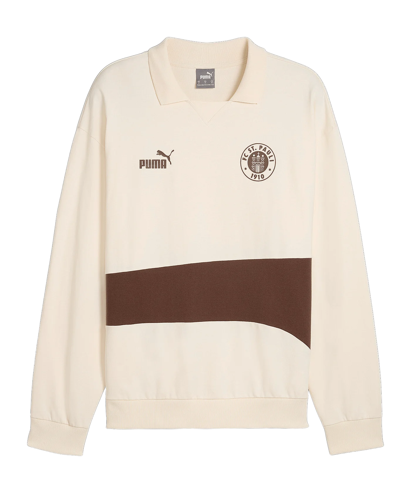 PUMA FC St. Pauli ftblCulture+ Sweatshirt Beige F08