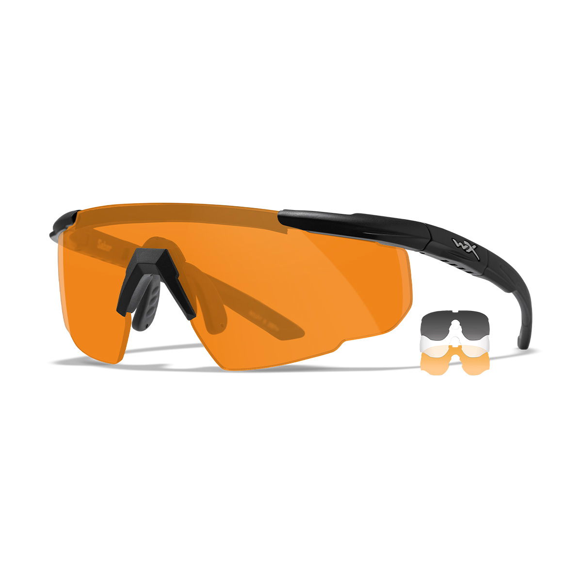 Wiley X Saber Advanced Sikkerhedsbriller (Grå/Klar/Orange)