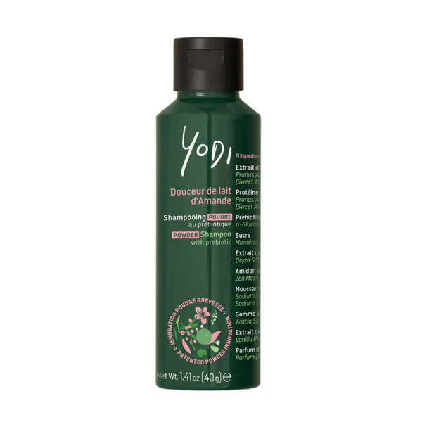 Yodi Shampoing Poudre Volume & Brillance - Douceur de Lait d'Amande 40 g