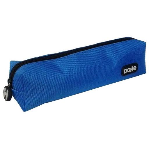 Estojo básico quadrado azul para lápis 20x9
