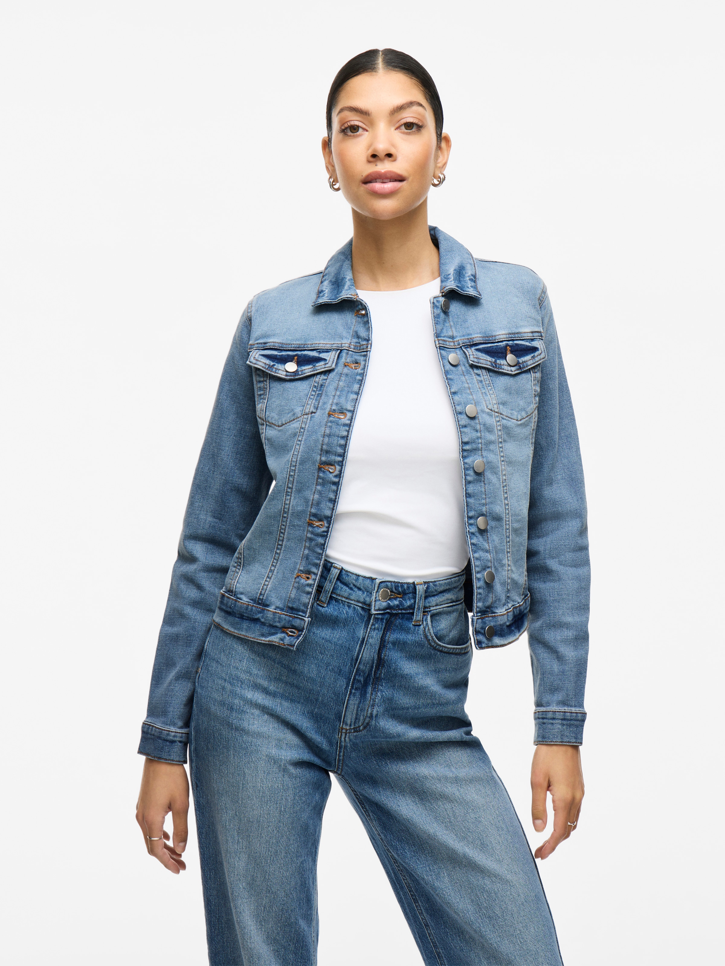 Vila Jeansjacke »VISHOW NEW L/S DENIM JACKET - NOOS«