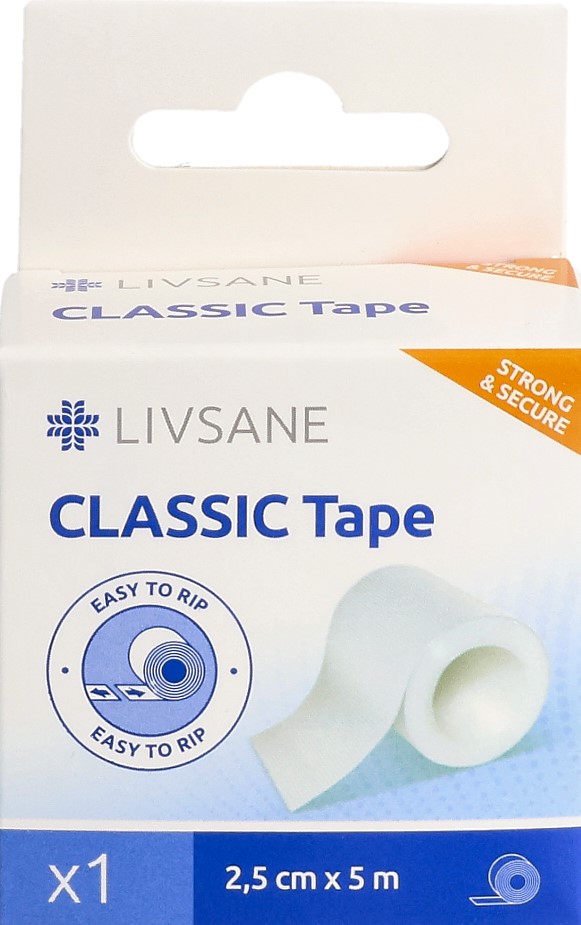 LIVSANE Classic Fixierpflaster 2.5cmx5m 1 Stk