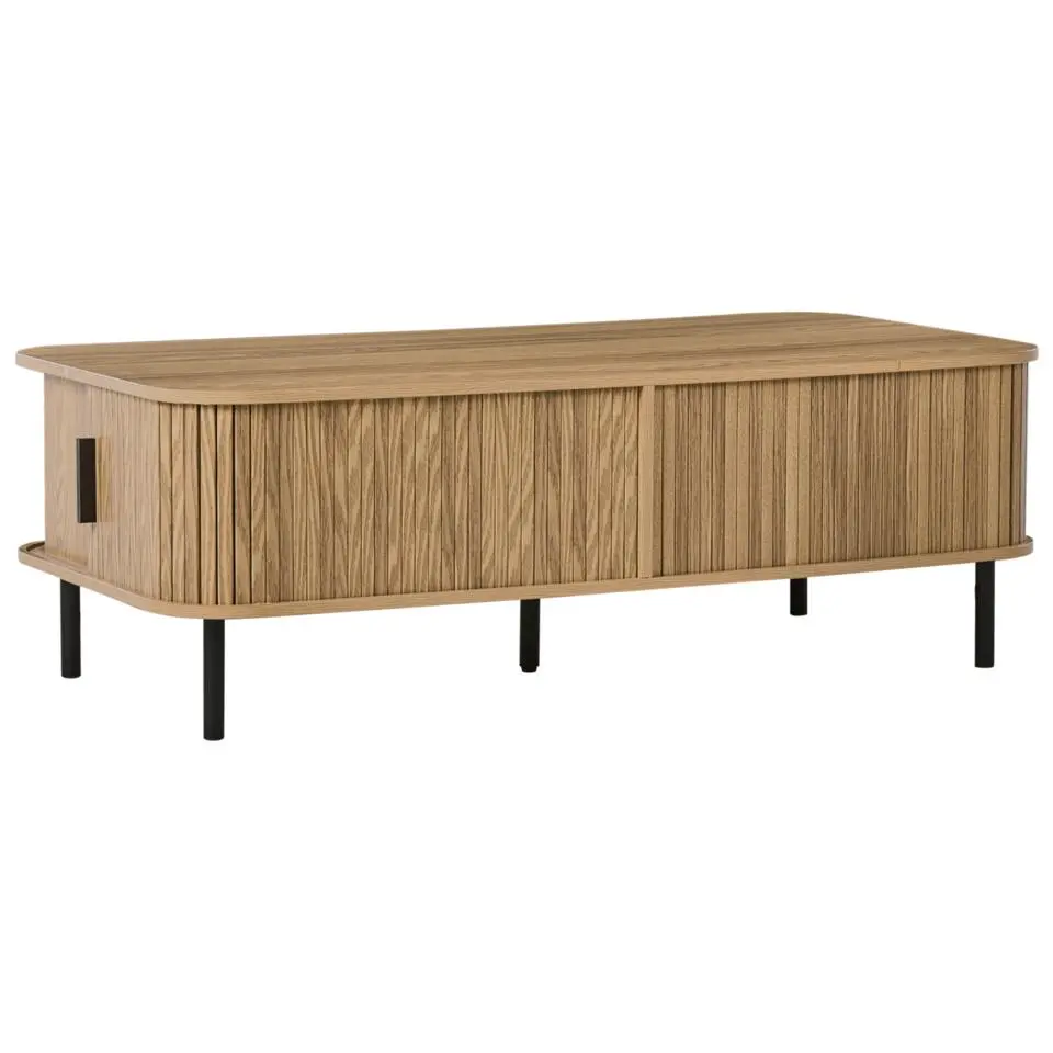 BRADLEY - Salontafel - Lichthout/Zwart - MDF