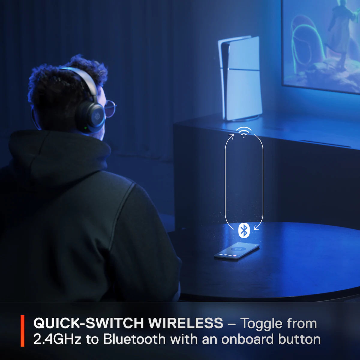 SteelSeries Arctis Nova 5 trådløst gaming headset (PS5)