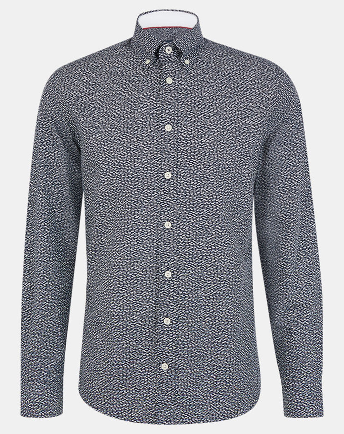 Hackett London Chemise Slim Fit imprimée bleue