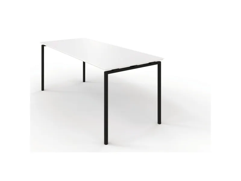 Kantinebord Zignal 180x80 cm hvid