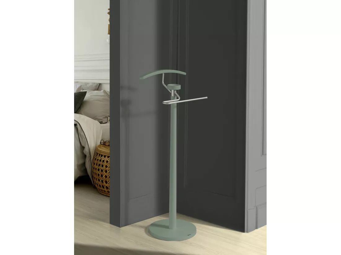 Valet de nuit - H112cm x L46cm x P34cm - hêtre massif vert - Bold