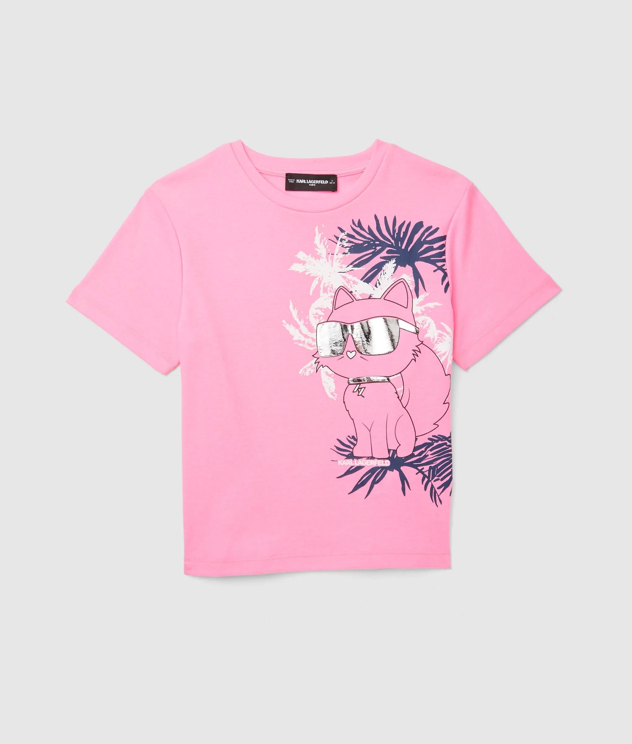 Meisjes Ikon Choupette t-shirt met palmprint