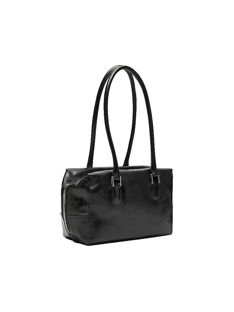 LIEBESKIND BERLIN Ledertasche - Schultertasche KAYLA SATCHEL Small schwarz
