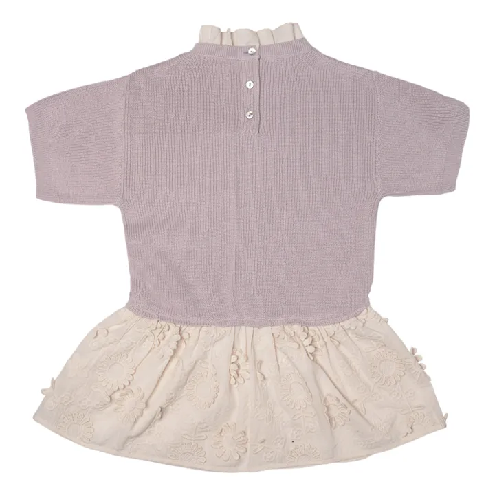 Baje Studio Robe Mesi Brodée | Lilas