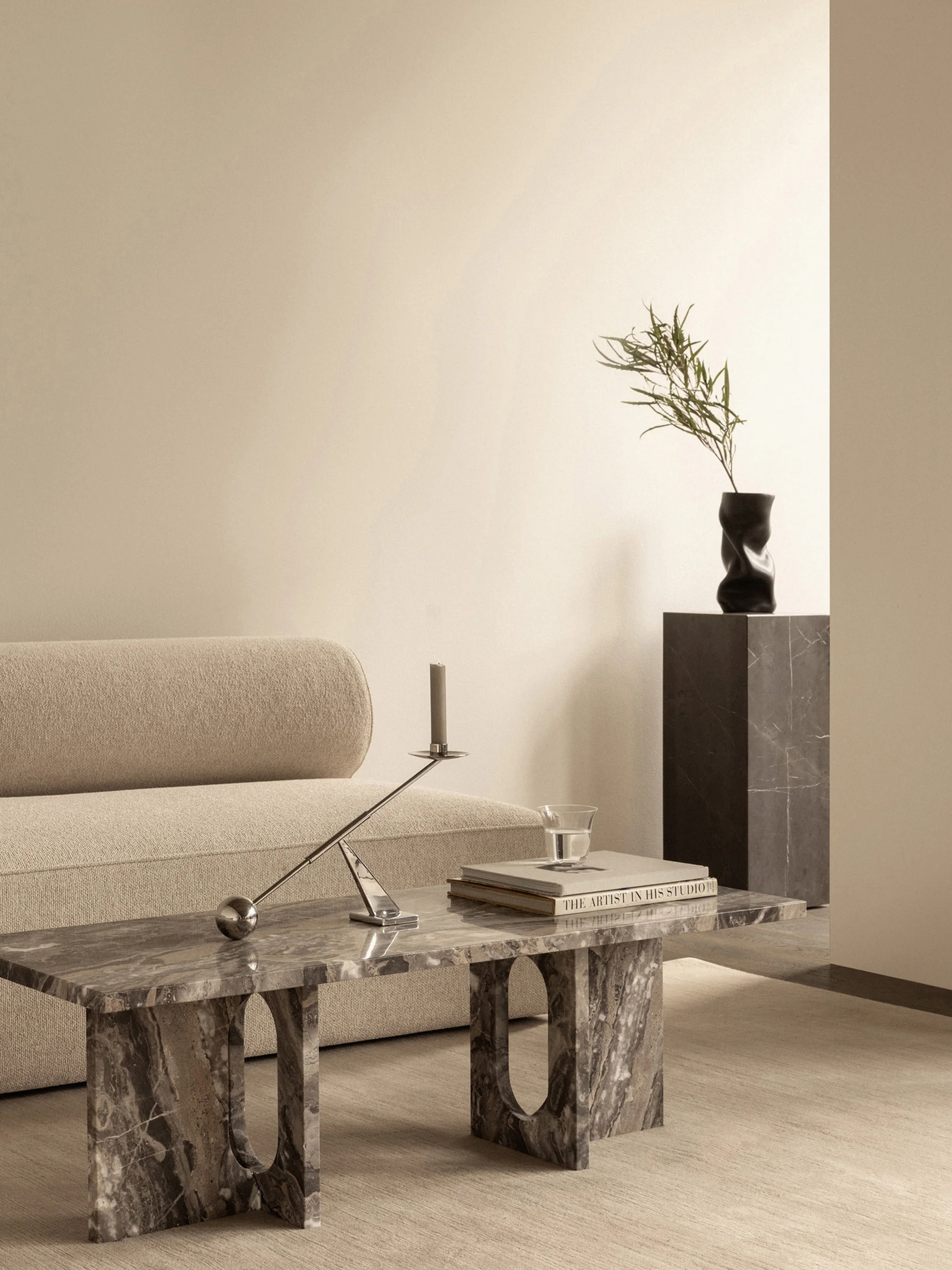 Marmeren salontafel Androgyne