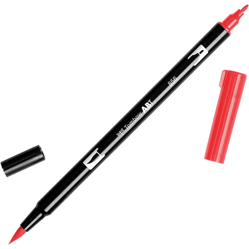 Tombow Pinselstift Dual Brush Pen ABT, 856 - poppy red