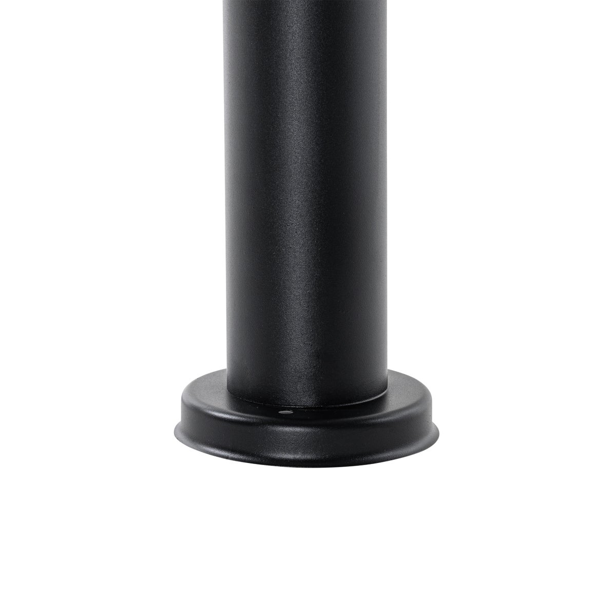 Moderne zwarte buitenpaal 100 cm - Elly
