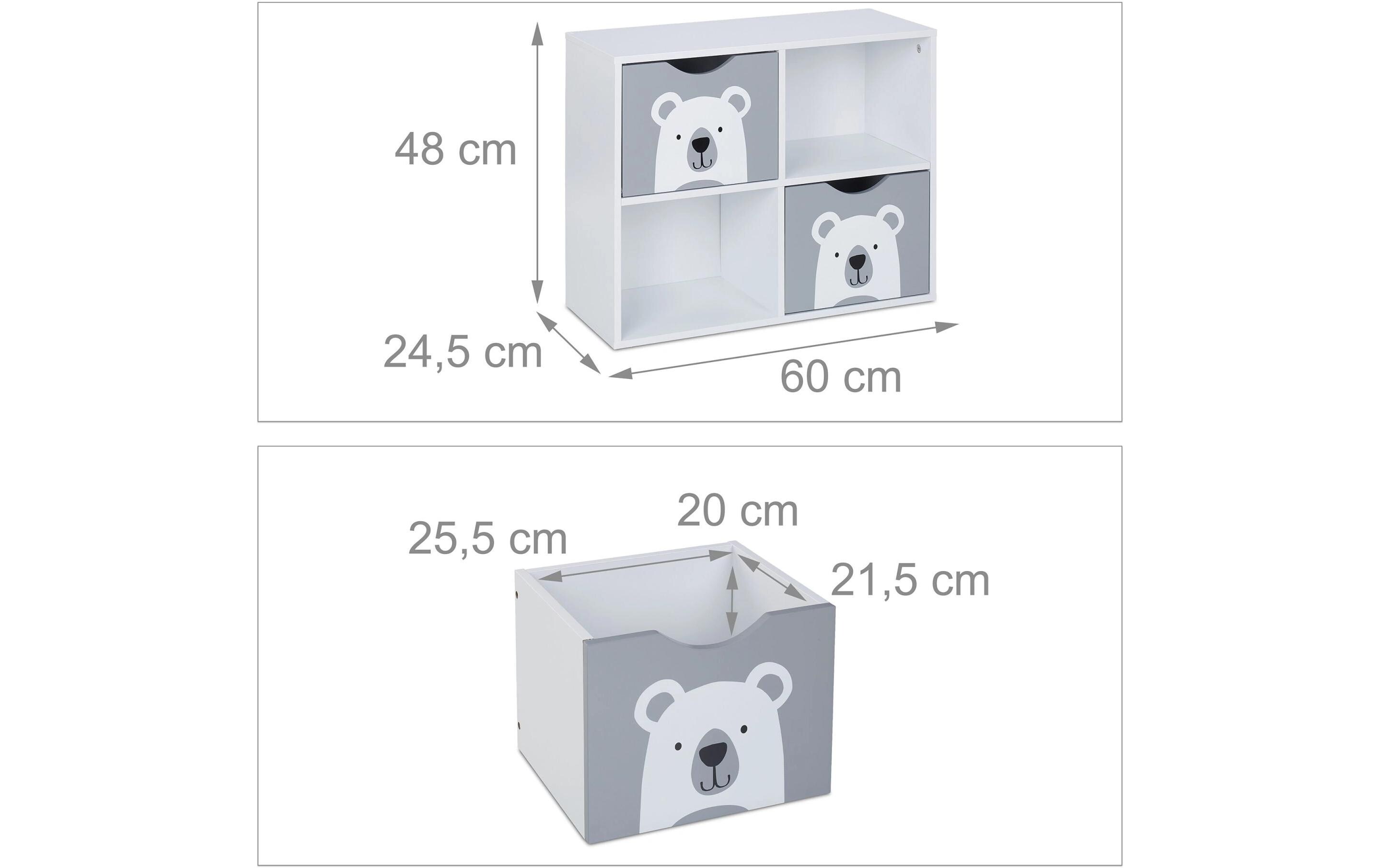 Regal Bär, MDF / KiefernKinderregal