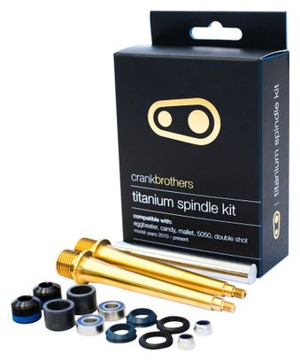 Kit Upgrade Crankbrothers - Axe Titane - Eggbeater  Candy  Mallet  5050  Double Shot 2010