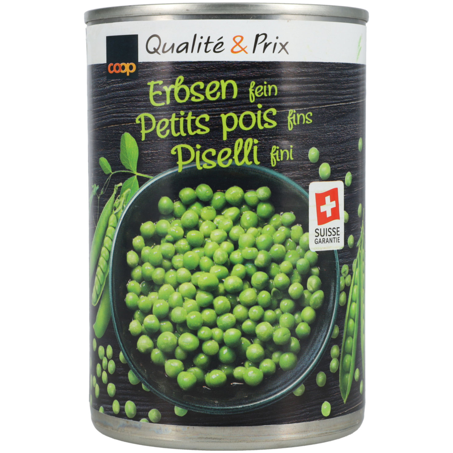 Erbsen fein