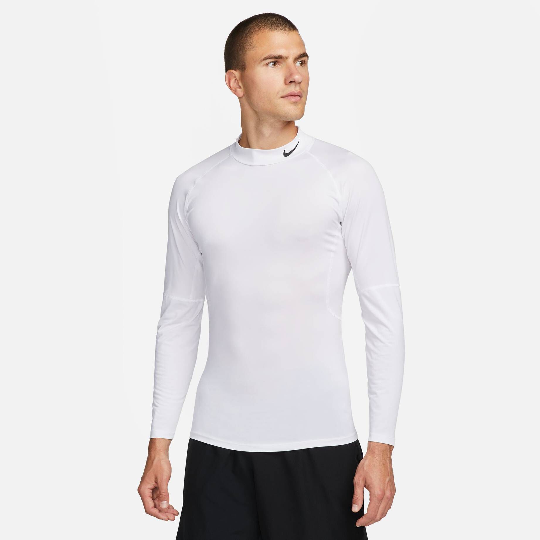 Nike| Herren Funktionsunterhemd PRO DRI-FIT TIGHT LS MOCK Langarm