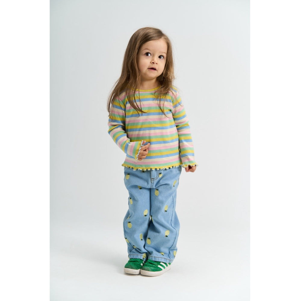 Køb THE NEW Siblings Multi Striped Tnstsofia L_S Rib Tee