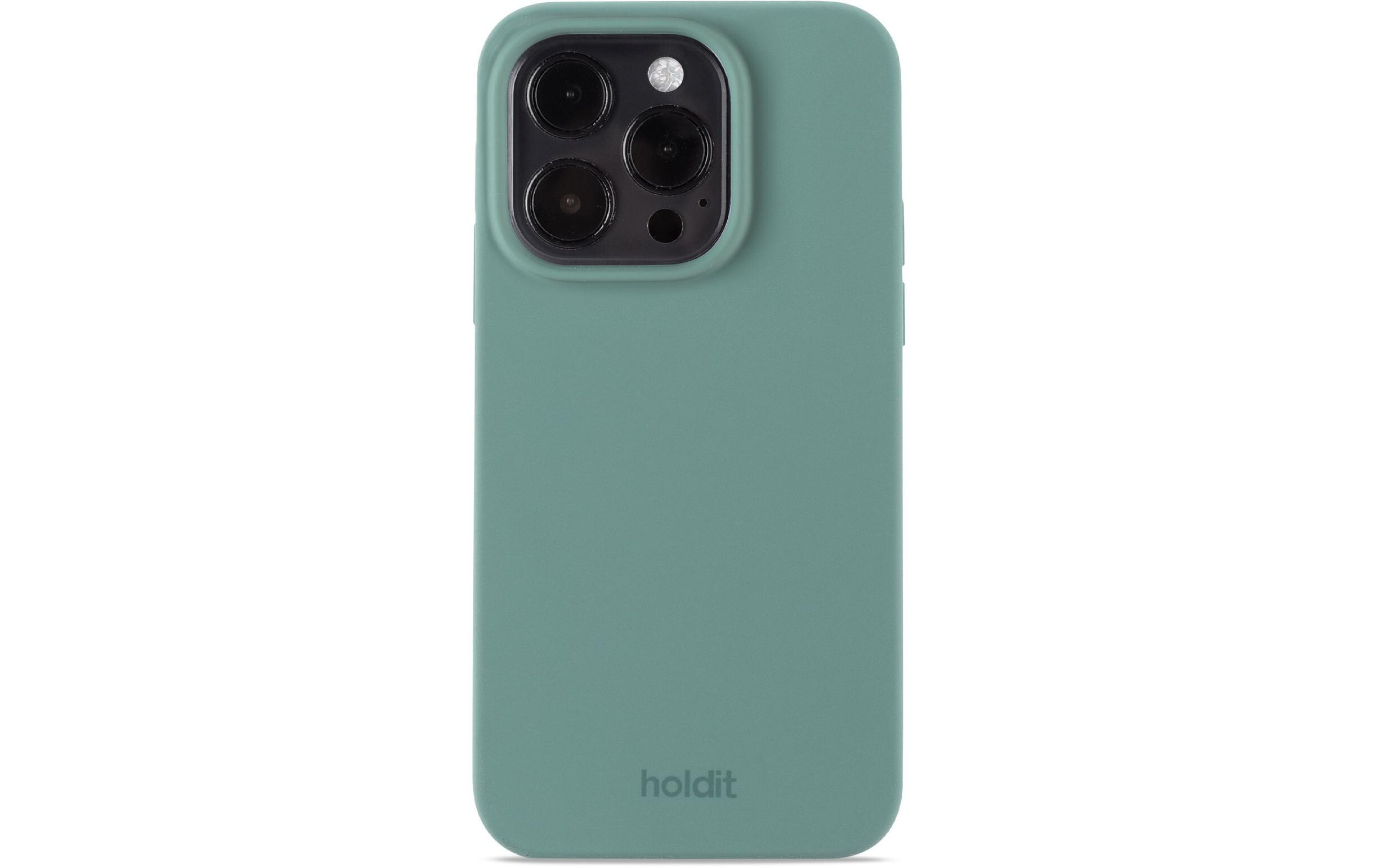 Back Cover Silicone iPhone 14 Pro GrünModerne Handyhülle aus ultradünnem und griffigem Silikon für das Apple iPhone 14 Pro