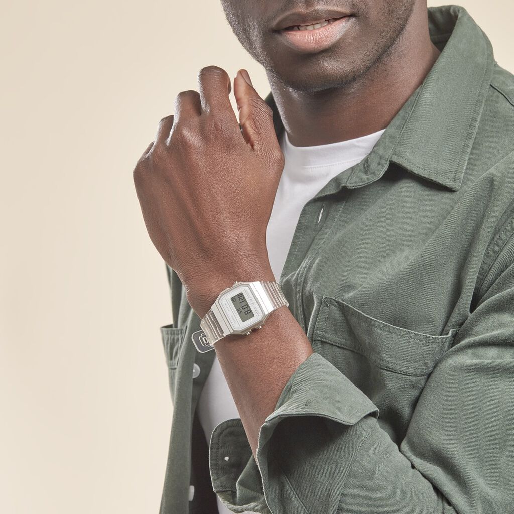 Montre Casio Collection Vintage Edgy Blanc