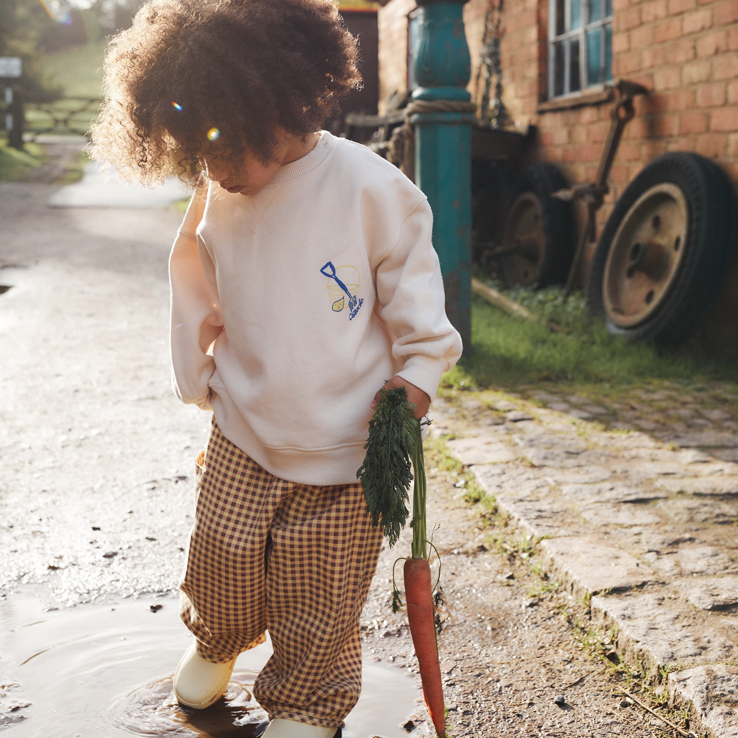 Hose Emerson Gingham Ochre
