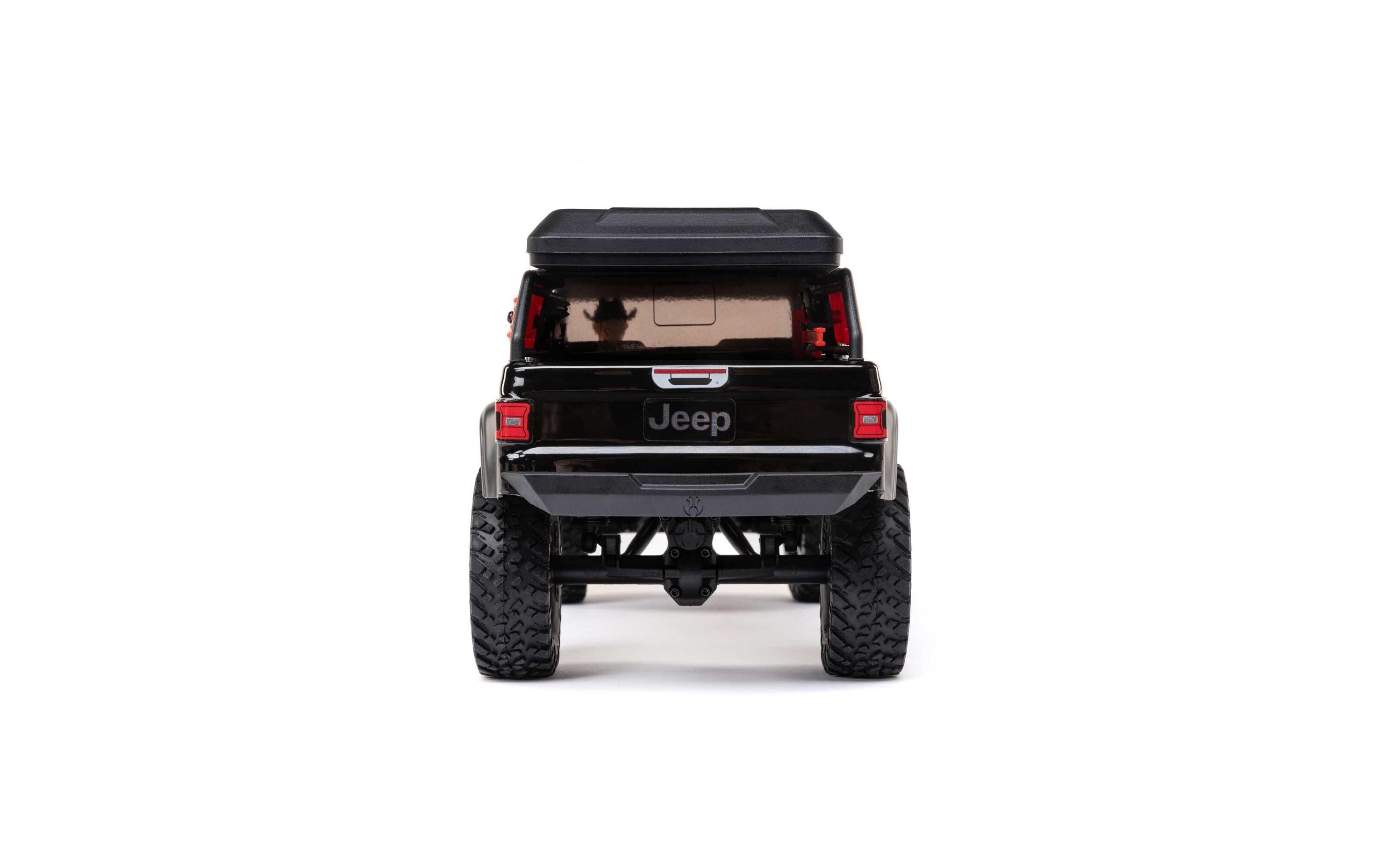 Scale Crawler SCX24 Jeep JT Gladiator Schwarz, RTR, 1:24<br>4WD Mini Crawler im Massstab 1:24