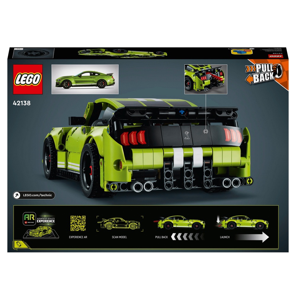 LEGO Technic 42138 Ford Mustang Shelby GT500 AR Rennwagen Spielzeug