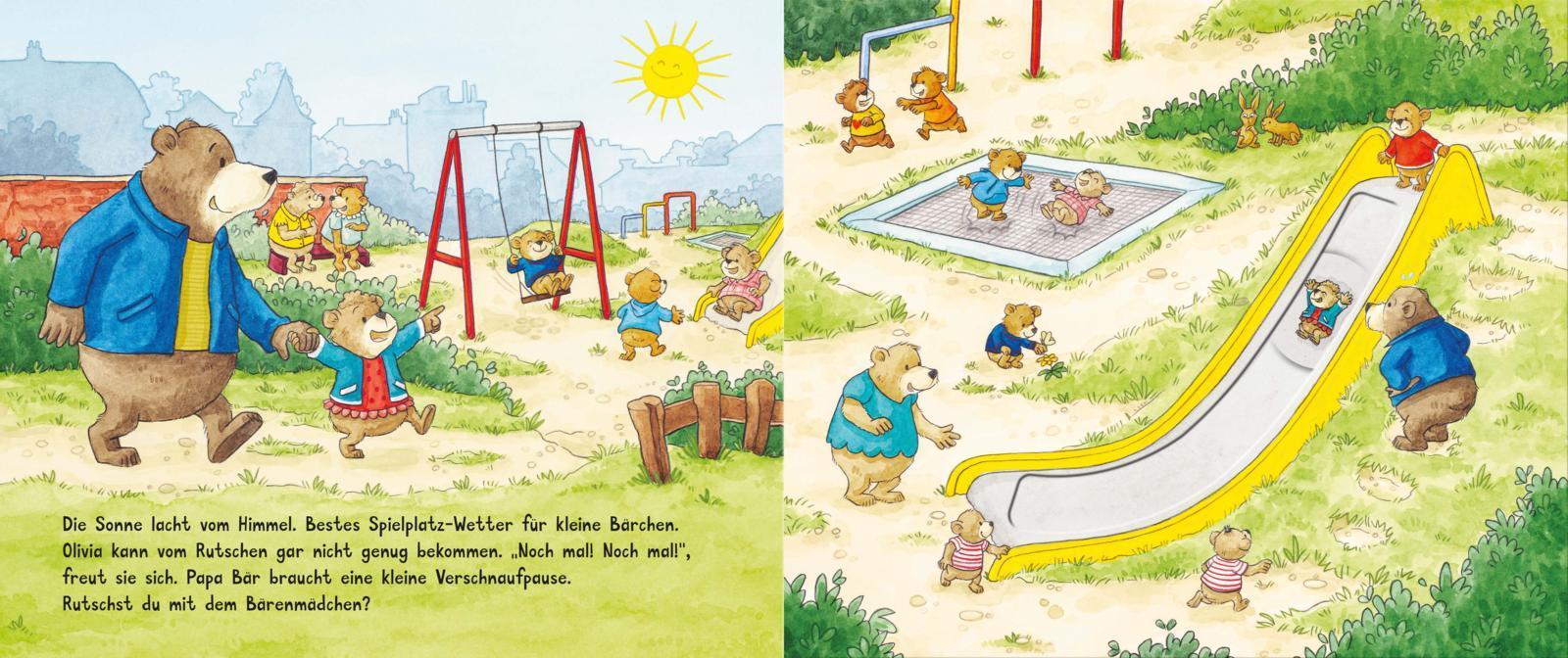 Meine Schiebebahn-Pappe: Komm mit auf den Spielplatz