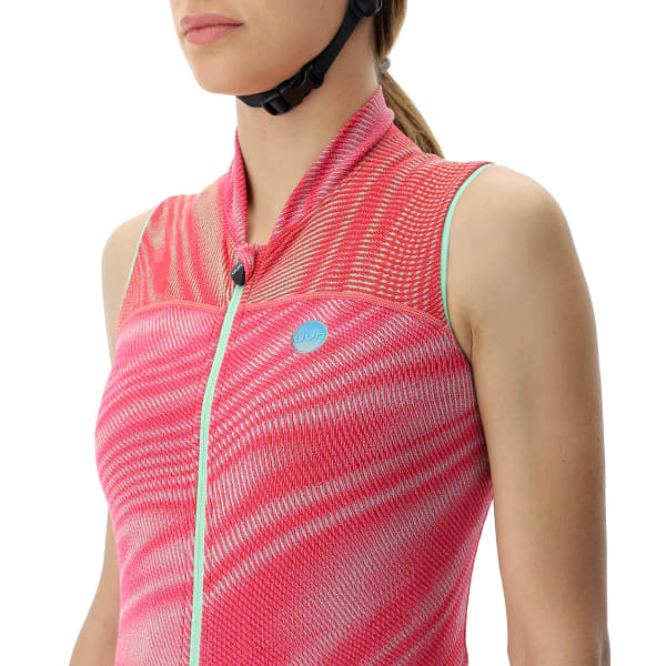 Maillot vélo UYN LADY BIKING WAVE OW SLEEVELESS VIBRANT FUCHSIA