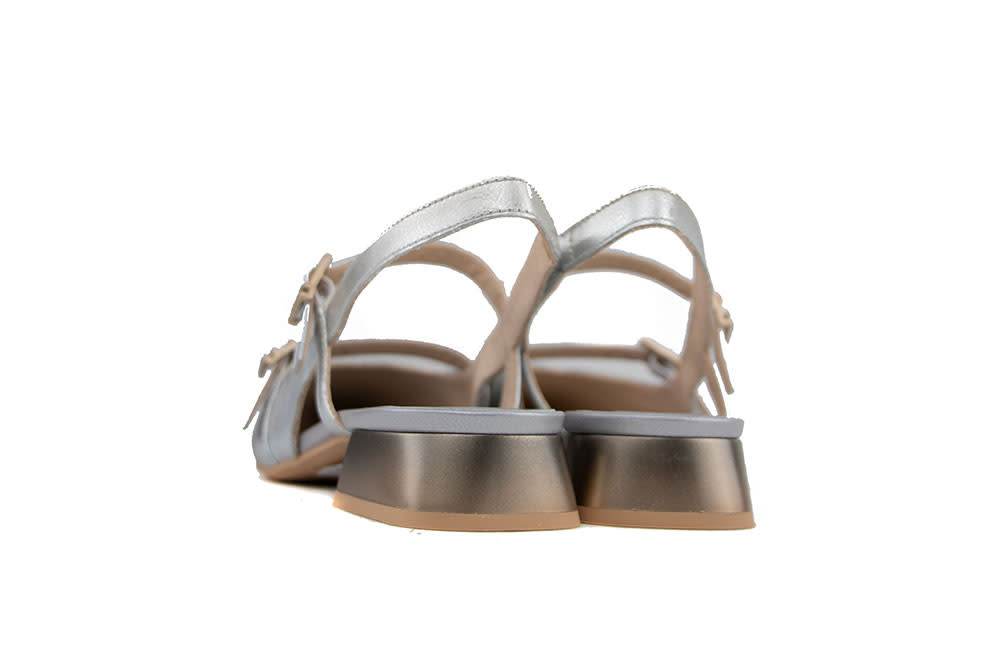 Hispanitas Slingback Pump Dali Menorca Silver
