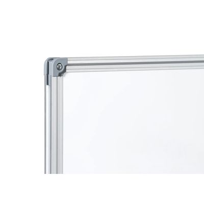DAHLE - Tableau blanc laqué 100 x 150 cm - magnétique - cadre alu renforcé