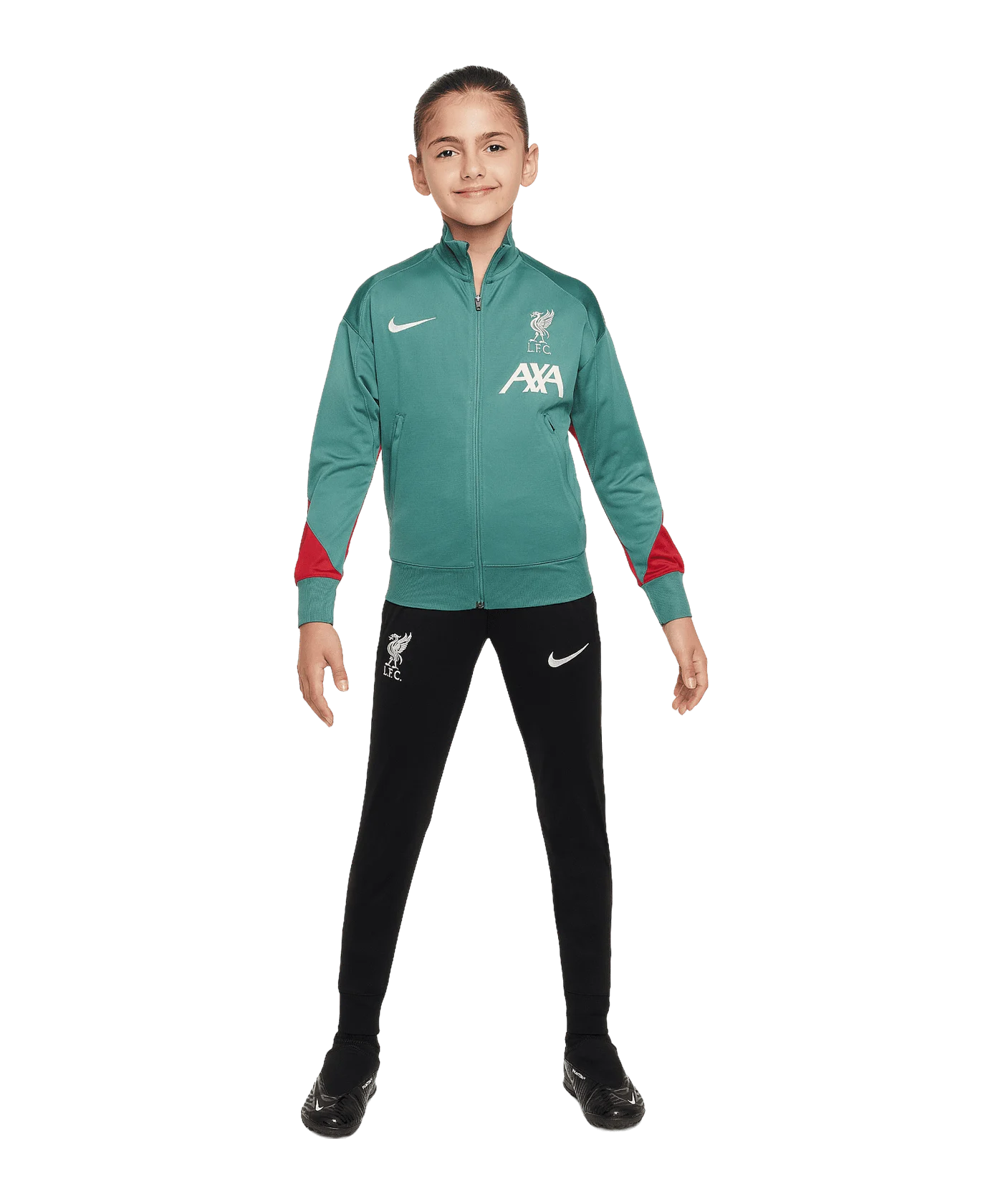 Nike FC Liverpool Trainingsanzug Kids Grün F363