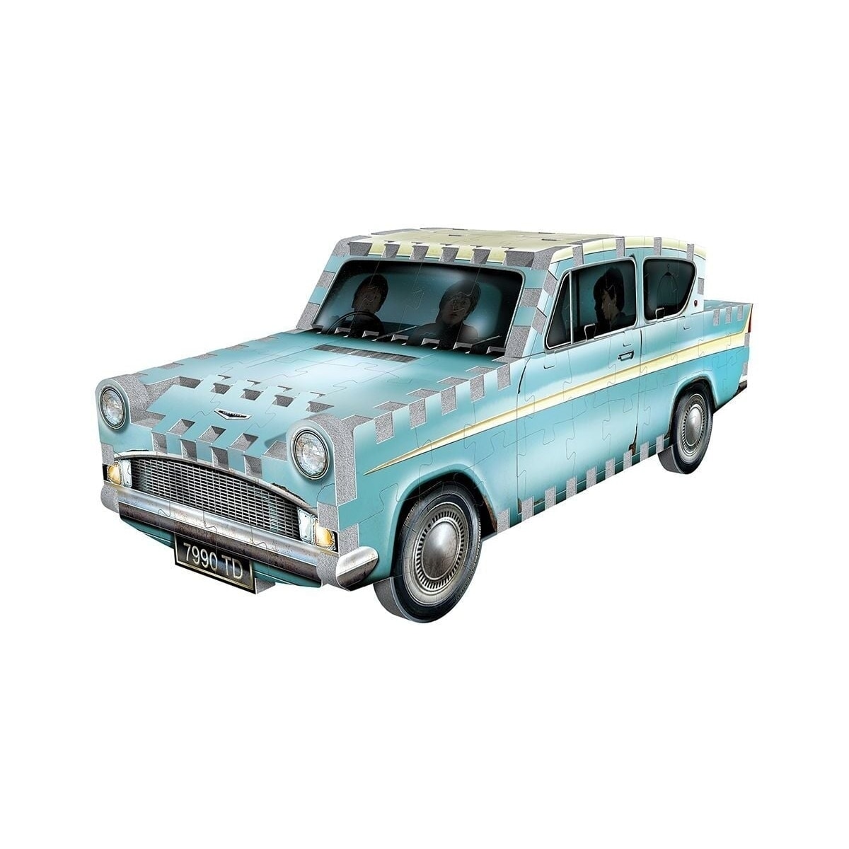 Wrebbit Flying Ford Anglia 3D-pussel, 130 bitar