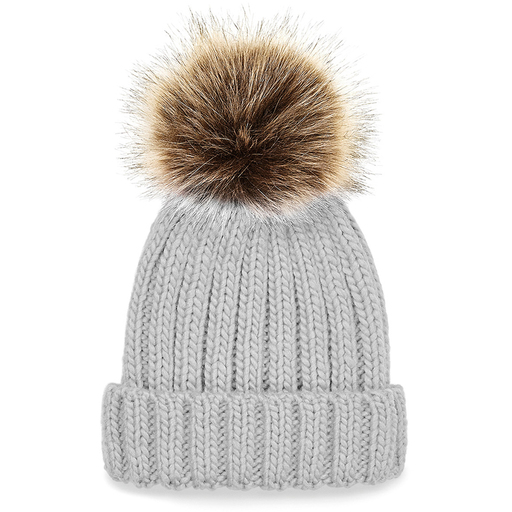 Gorro Infantil Grueso Con Pompón Beechfield