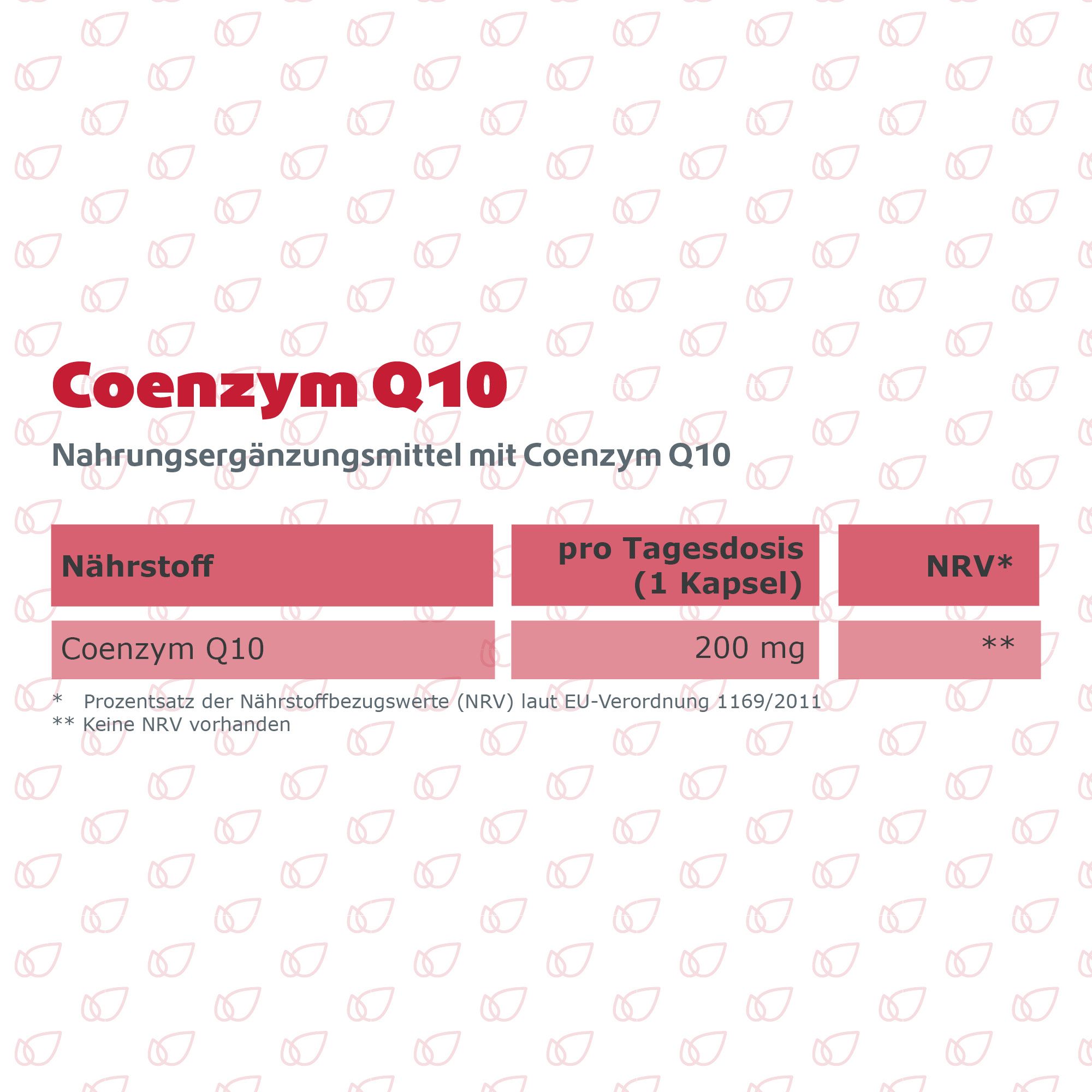 R(h)ein Nutrition Coenzym Q10 200 mg vegan