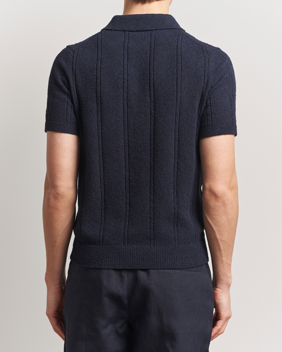 Morris Sandy Polo Shirt Old Blue
