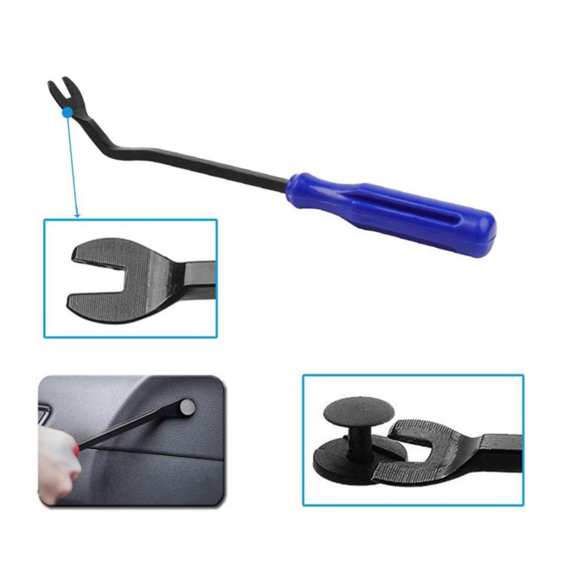 (5-tlg. Set) Auto Hebelwerkzeug Zierleistenkeile Türverkleidungs Demontage Kit - Blau