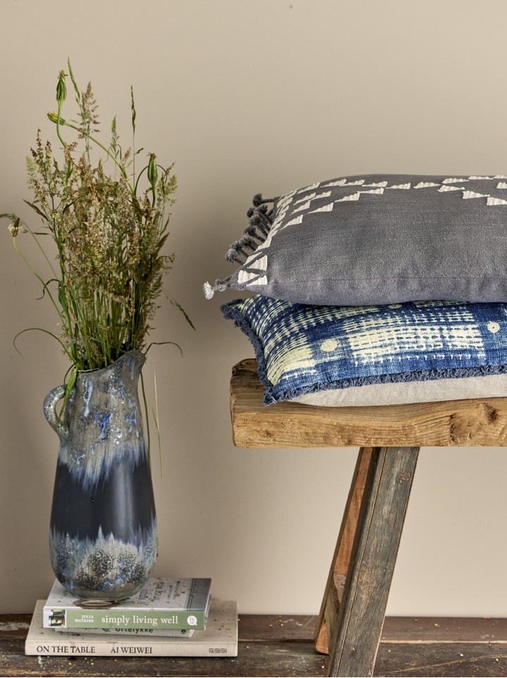 Creative Collection - Fillippa Pude - Blå - Bomuld