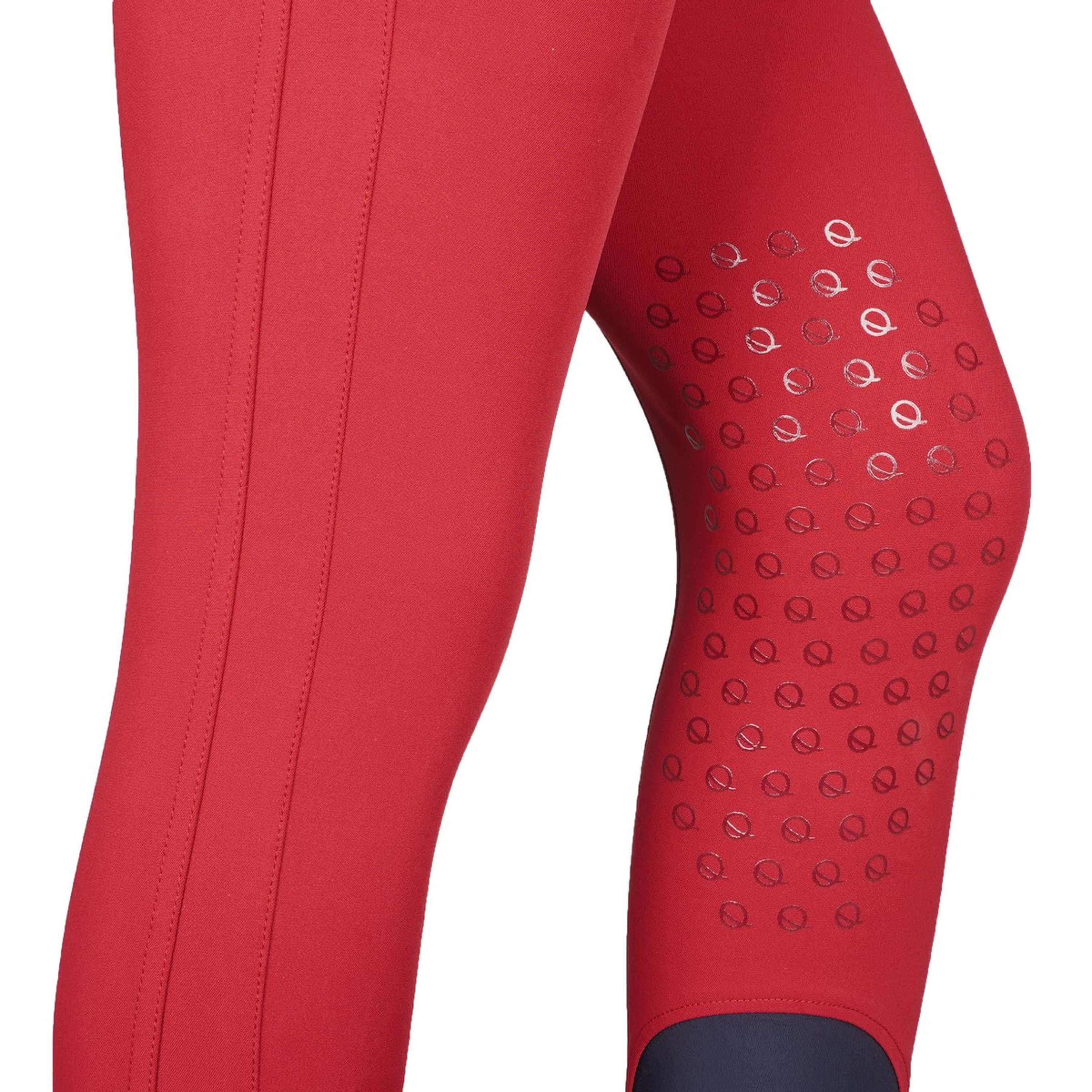 EQODE by Equiline Rijbroek Delma Knie Grip Cherry