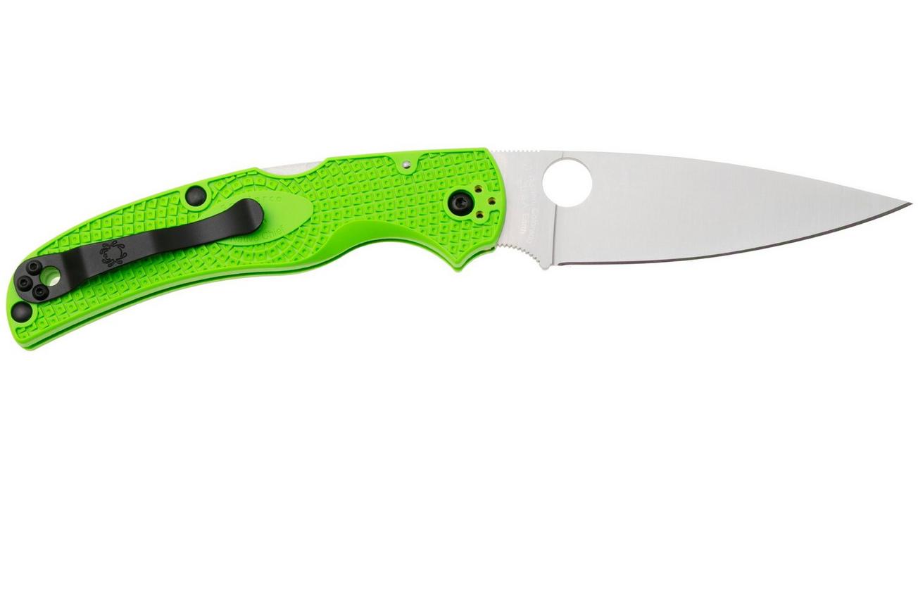 Spyderco Native Chief Salt Lightweight LC200N C244PGR Green FRN, zakmes