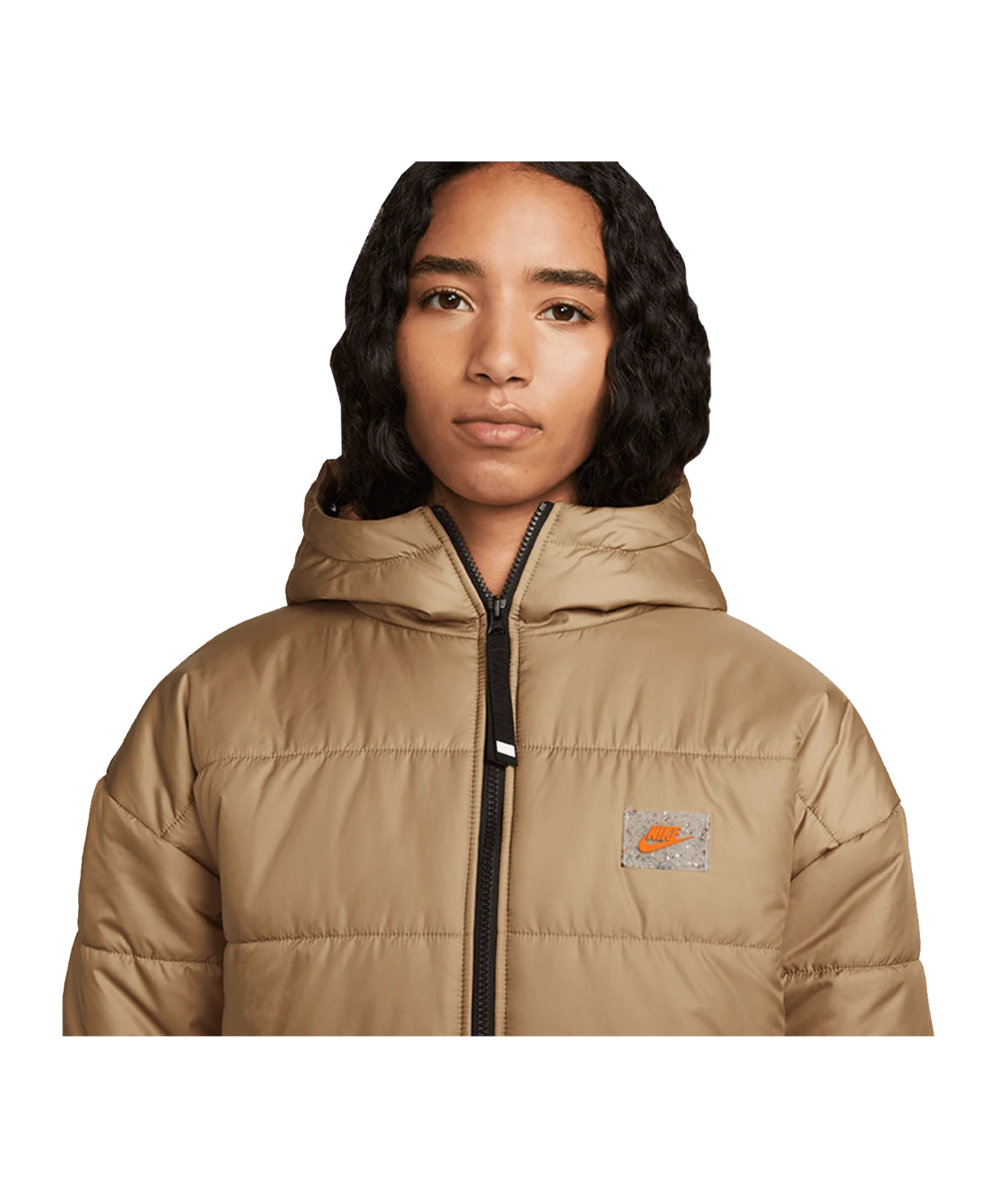 Nike Therma-FIT Jacke Damen Braun Orange F258