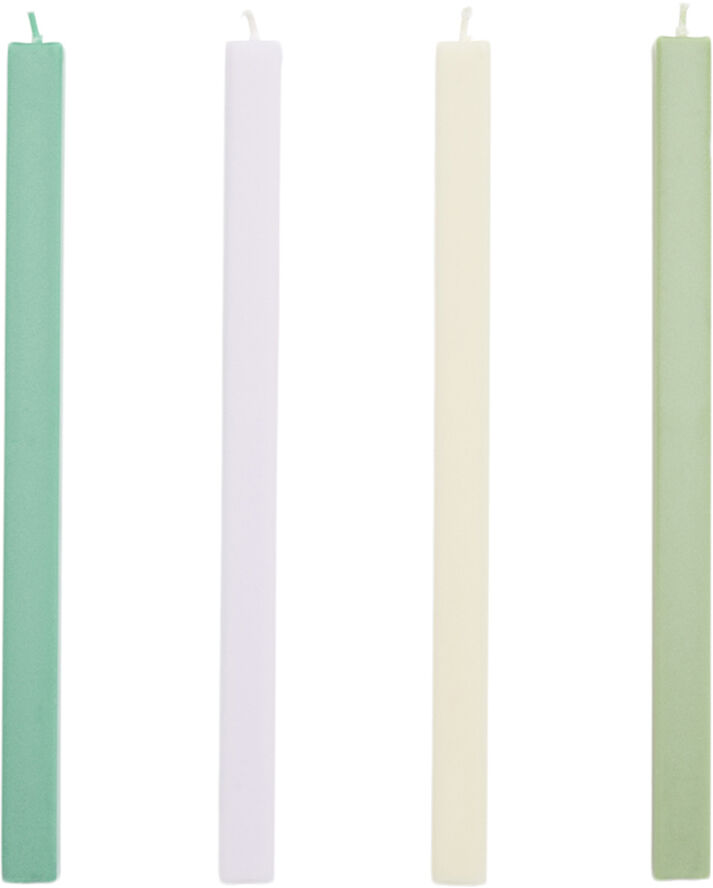 Hay Square Candle -Set of 4