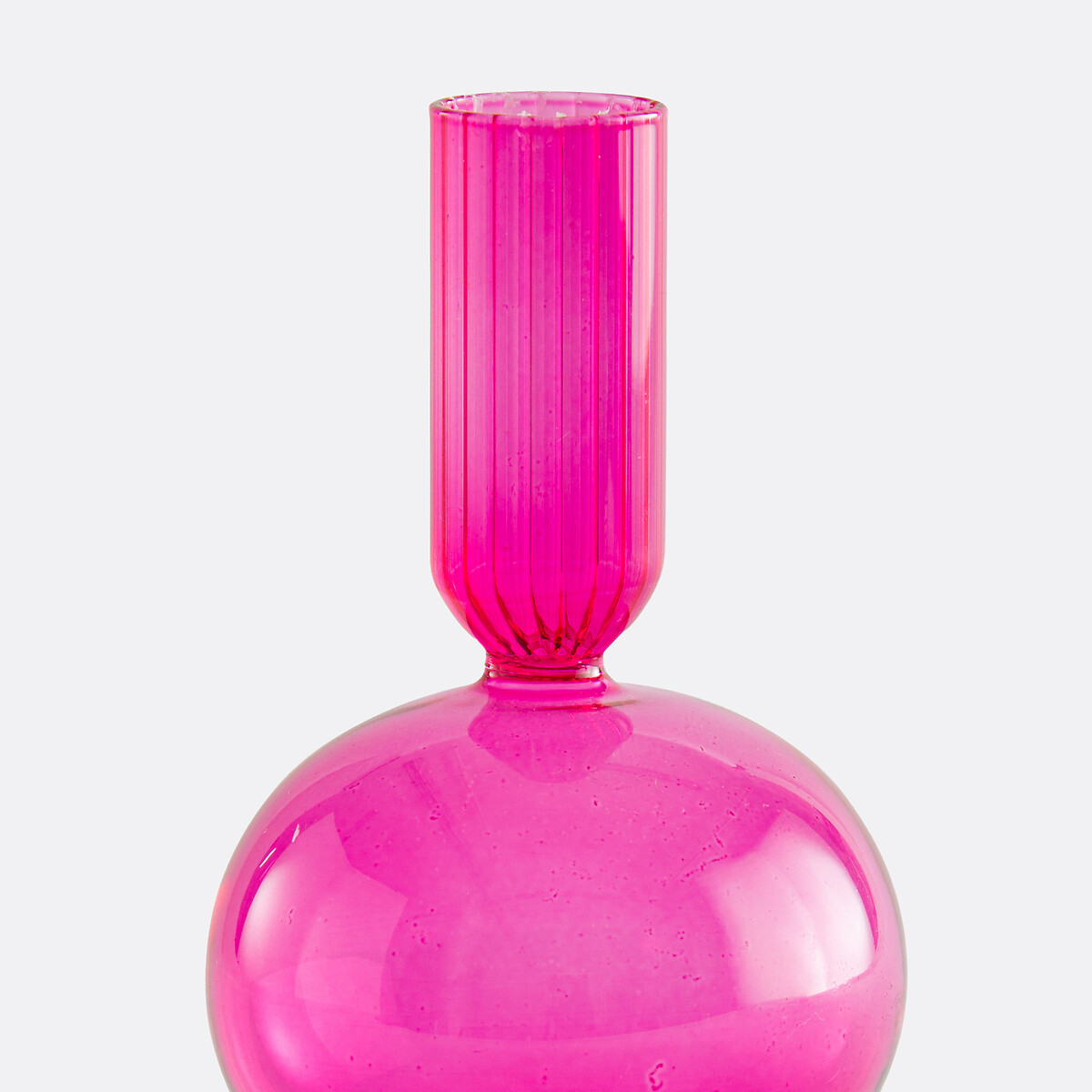 LA REDOUTE INTERIEURS<br>Castiçal de vidro Alt.17 cm