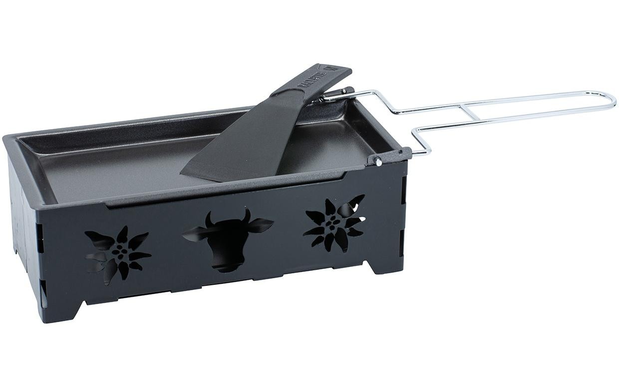 Teelicht-Raclette 2go Muh Dunkelgrün, SchwarzKerzenraclette