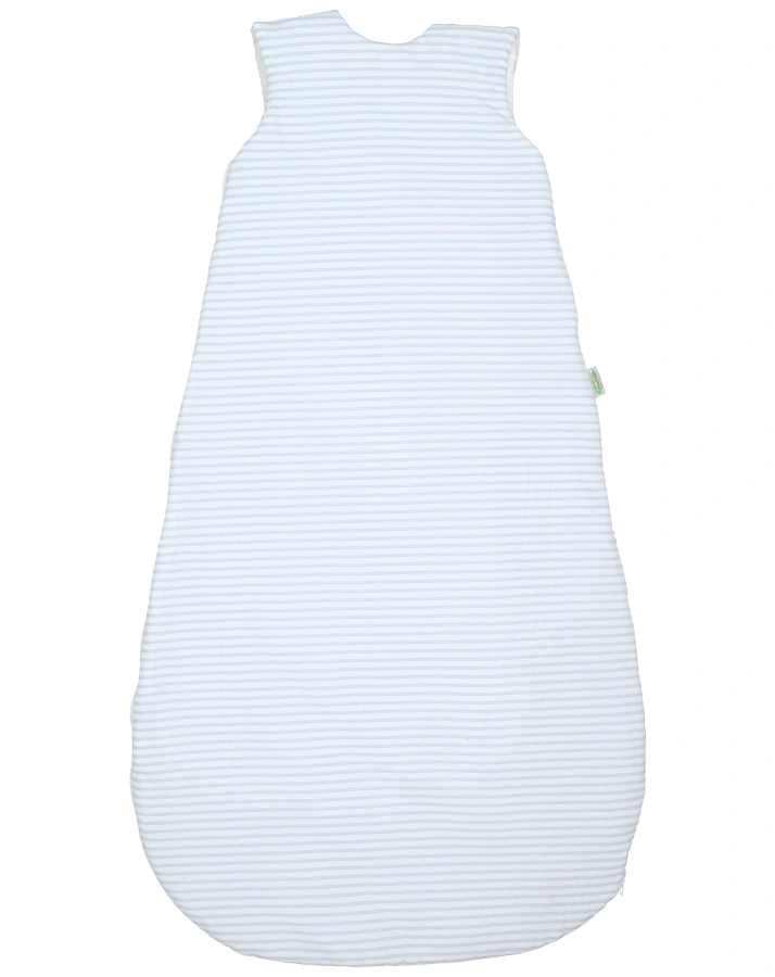 Jersey-Schlafsack BabyNest® PRIMAKLIMA STARS in weiß/hellblau
