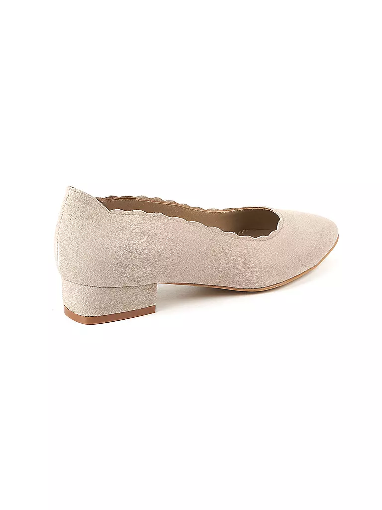DIRNDL & BUA Trachtenschuhe - Ballerinas beige