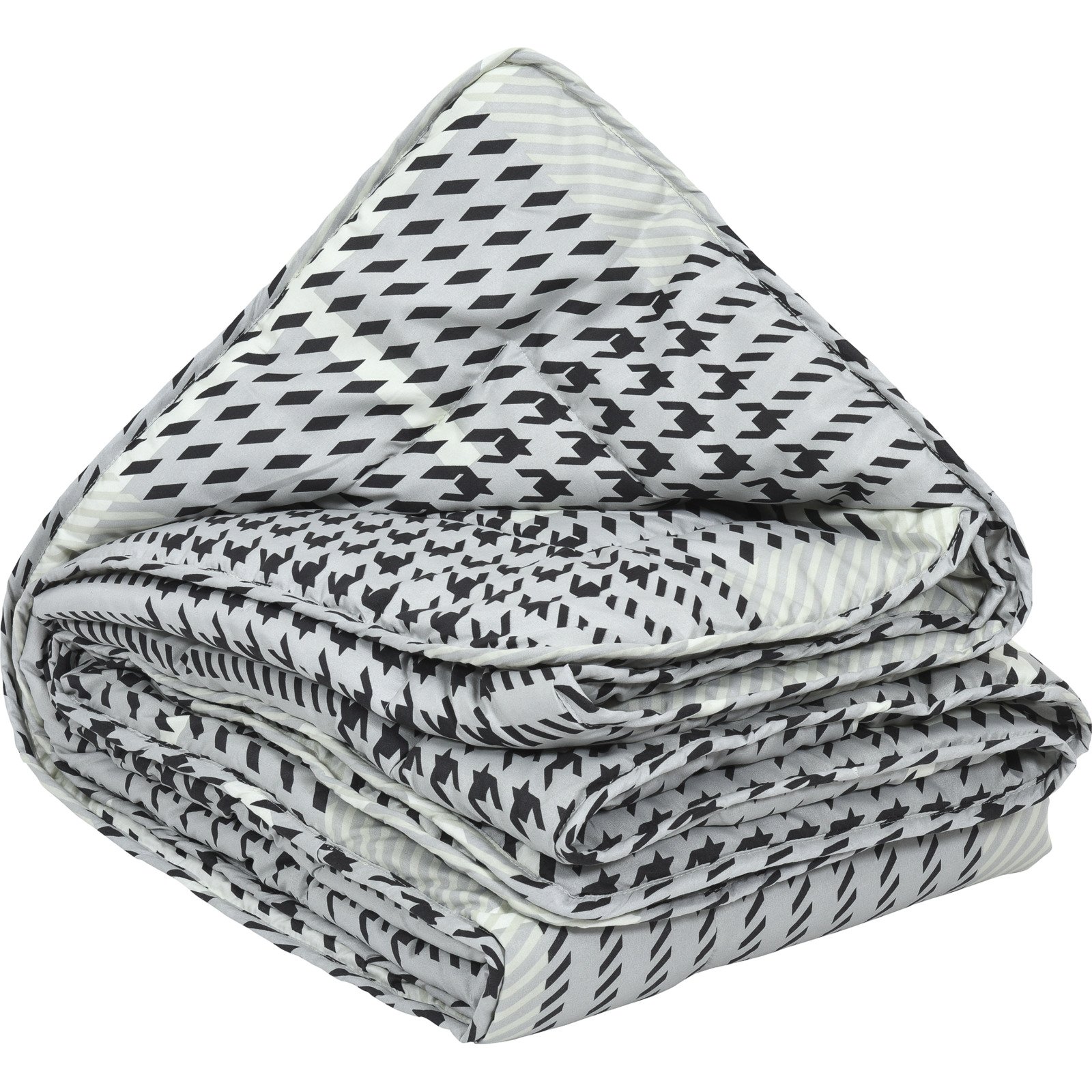 Easy Dream Reiseduvet 100% Polyester Hahnentritt beige 200x210 Duvet Französisch