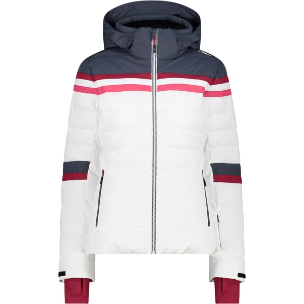 Veste de ski CMP WOMAN JACKET FIX HOOD WHITE