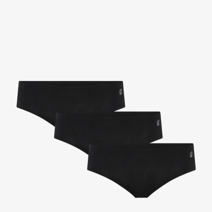 Urban Quest Dame Undertøj og basislag Bamboo Bikini Brief 3-Pack Sort